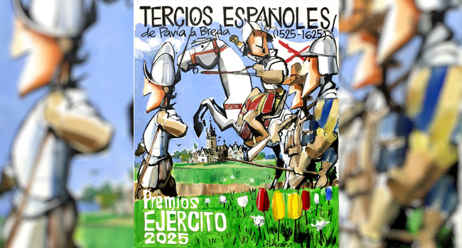 El Ejército de Tierra ha convocado la 60 edición de sus premios con la temática ‘De Pavía a Breda (1525-1625): 100 años de preeminencia de los Terc...